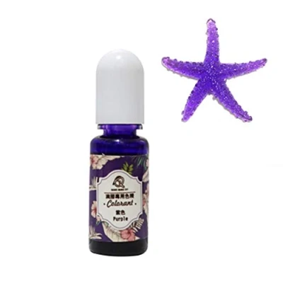 Image of Brussels08 10g/Bottle Epoxy Resin Liquid Pigment UV Coloring Dye Colorant Art Crafts Odorless Color for Jewelry Making Silicone DIY Handmade Purple