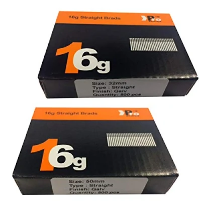 Image of Mixed Handy Packs Quantity 1000 Brad/Nails16 Gauge STRAIGT for Paslode, Dewalt (32mm + 50mm Straight 16 Gauge)