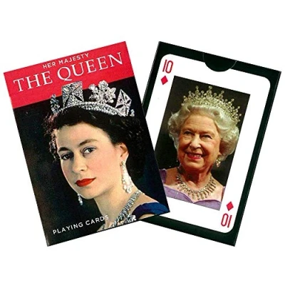 Image of Gibsons P1653 Piatnik The Queen Unique Singles Playing Cards