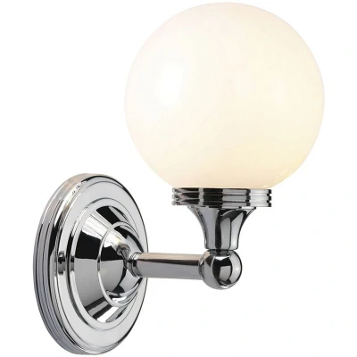 Image of Austen 1 Light Bathroom Wall Polished Chrome IP44, G9