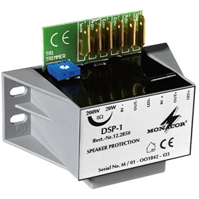 Image of MONACOR DSP 1 Mono Speaker Protection Module, Against Overload of Middle and Tweeter Speakers. All Impedances due to Overlevel Tips