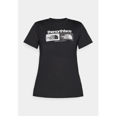 Image of The North Face Foundation TEE Graphic Print Tshirt, Women&#039;s, Size: 6, Black