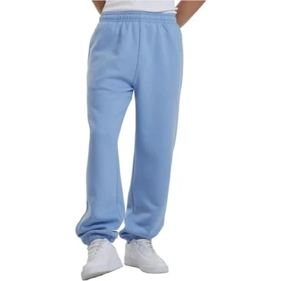 Image of Urban Classics Fluffy Tracksuit bottoms, Men&#039;s, Size: 3XL, Powderblue