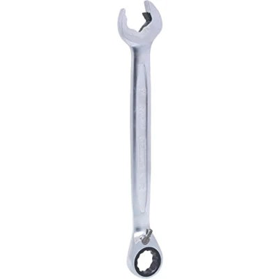 Image of KS Tools 503.5919 DUO GEARplus combination spanner with ratchet mechanism in ring and open jaw, reversible 19mm