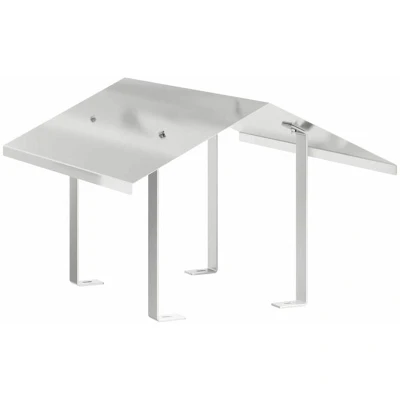 Image of vidaXL Chimney Hood Silver 50 x 60 37 cm Stainless Steel