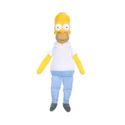 Image of THE SIMPSONS Homer Simpson Shelf Talker by JAKKS Pacific, with 20 Iconic Character Inspired Phrases, Batteries Included, Soft Plush Material, Collectible Talkers