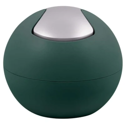 Image of Spirella Bowl Matt Dark Green, Green Opaque