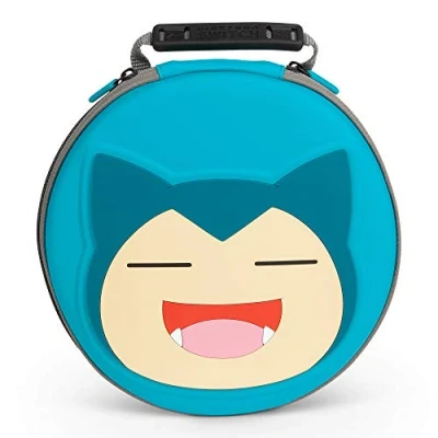 Image of PowerA Carrying Case for Nintendo Switch or Lite Pokémon: Snorlax, Padded Screen Protector Flap, 6 Game Card Slots
