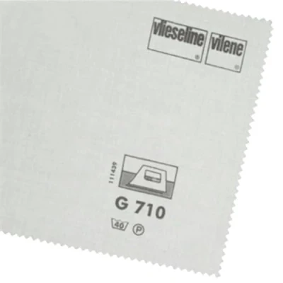 Image of Plush Addict Fusible Woven Cotton Vlieseline/Vilene Iron On Interfacing for Sewing, Dressmaking, Crafts and Accessories Light White 90cm Wide Metre