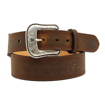 Image of Ariat Men&#039;s Rowdy Tapered Work Belt, Brown, 40