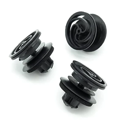 Image of VVO Fasteners Plastic Rear Door Card Clip, Black (Pack of 10)