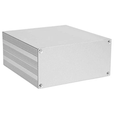 Image of Enclosure Case 68x145x150mm Aluminum Project Box Silver Casing Shell for DIY GPS Analyzer HIFI Amplifier