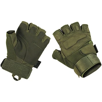 Image of MFH Protect Fingerless Gloves OD Green size XL