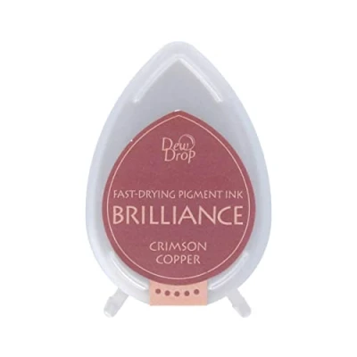 Image of Tsukineko Brilliance Dew Drop Ink Pads Crimson Copper
