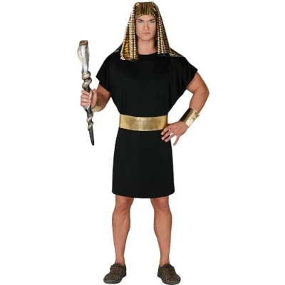 Image of FIESTAS GUIRCA Egyptian Roman Toga Fancy Dress Costume Adult Man Size Large 52 54
