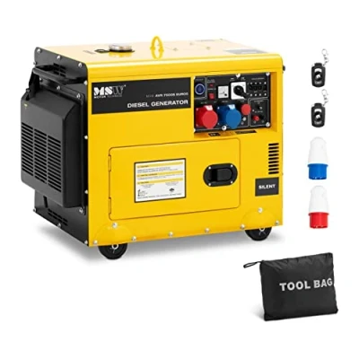 Image of Diesel Generator 7500 W 16 L 230/400 V mobile AVR Euro 5