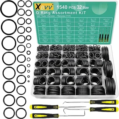 Image of XBVV 32 Kinds 1540 PCS O Ring Assortment Set