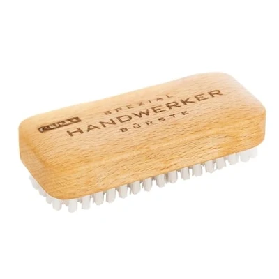 Image of REMOS Hand Brush &quot;Craftsman&quot; made of local beech wood with nylon bristles