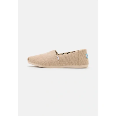 Image of TOMS Women&#039;s Alpargata Heritage Canvas Loafer Flat, Natural, 3.5 UK