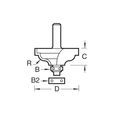 Image of Trend Bearing Guided Quirk Ogee Cutter