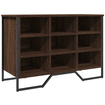 Image of vidaXL Shoe Cabinet Brown Oak 90x38x61.5 cm Engineered Wood
