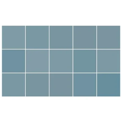 Image of Ulticool Waterproof Sticker Tiles Grey Blue Ocean 15 x cm Pack of Self Adhesive Tile Stickers Made Film Upstand for Wall Bathroom Kitchen