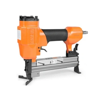 Image of KAMSIN V1015 Pneumatic V Nailer 5/16 Inch to 5/8 Length Nails Gun Power Picture Frame Joiner Framing (V1015 Nailer)