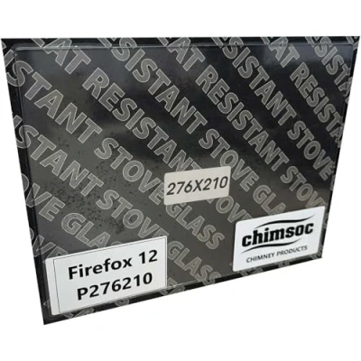 Image of Chimsoc Replacement Stove Glass Firefox 12 (276mm x 210mm Rectangular)