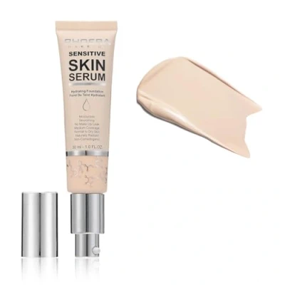 Image of PHOERA Hydrating Serum Foundation, Hyaluronic Acid, Allantoin, Vitamin E, Tea Tree Oil Ideal For Dry And Sensitive Skin 12HR Hydration, Medium Coverage, (PORCELAIN, 30ml)