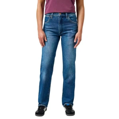 Image of Wrangler Women&#039;s Sunset Jeans, Dark Wash, 27W x 32L