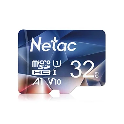 Image of Netac 32GB MicroSDHC Memory Card, Micro SD Card R/W up to 90/10MB/s, TF 4K Full HD Video Recording, UHS I, C10, U1, A1, V10, for Camera, Smartphone, Security System, Drone, Dash Cam, Gopro
