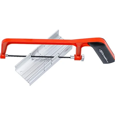 Image of BGS Diy 2082 Aluminium Hacksaw Frame Incl. Miter Box and Saw Blade 150 mm