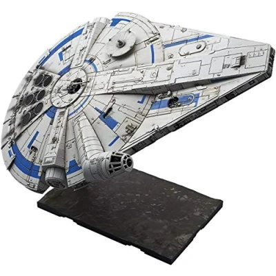 Image of Bandai Hobby Star Wars 1/144 Plastic Model Falcon Solo : A Story Action Figure, White, Standard (BAN225754)