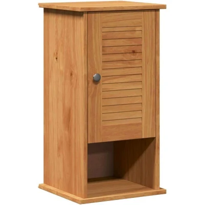Image of vidaXL with Storage Honey brown Solid pine wood