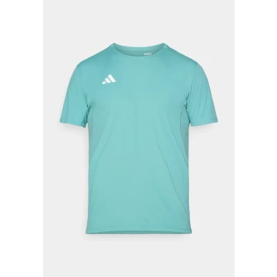Image of adidas Performance Adizero TEE Sports Tshirt, Men&#039;s, Size: Large, Powder teal