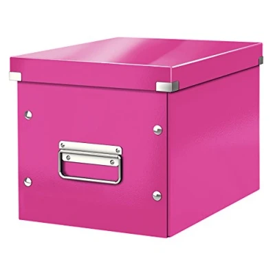 Image of Leitz Medium Storage Cube, Pink, Click and Store Range, 61090023