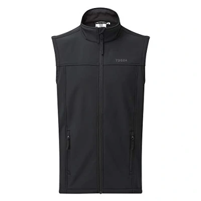 Image of TOG24 Feizor Mens Softshell Gilet Black Size Small