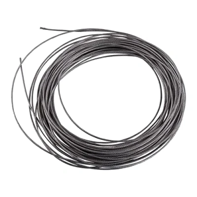 Image of Oumefar 1Pc 15 Meters 304 Stainless Steel Cable Wire Rope Diameter 1.5mm 1/8 Inch for Deck Railing Kit DIY Balustrade Handrail