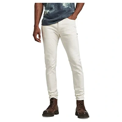 Image of G Star Men&#039;s D Staq 3D Slim Jeans, White (white gd D05385 C258 G006), 34W / 34L