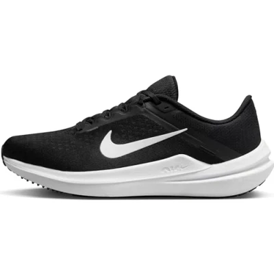 Image of Nike Men&#039;s Winflo 10 Sneaker, Black, White, 5 UK