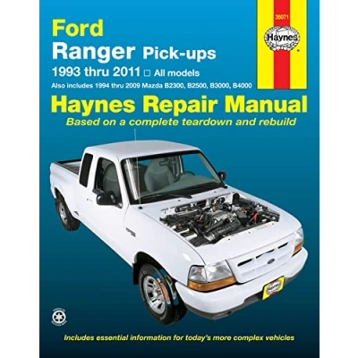 Image of Ford Ranger Pick Ups (93 11) Haynes Repair Manual (USA) (Paperback)