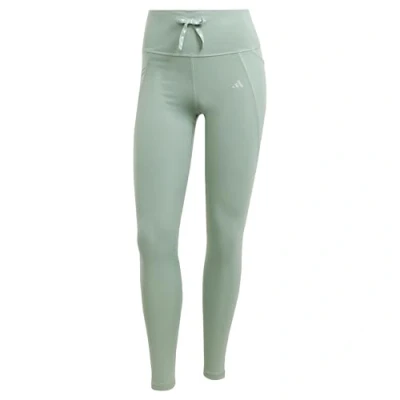 Image of adidas Performance Leggings, Women&#039;s, Size: Medium, Silver green