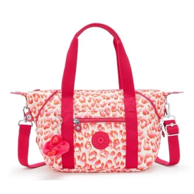 Image of Kipling ART MINI Small handbag, Shoulder Bags, Latin Cheetah (Red)