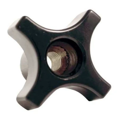 Image of Four Prong Knob, Clamp 1/2 13 Size, 1.14&quot; L, HR Phenolic