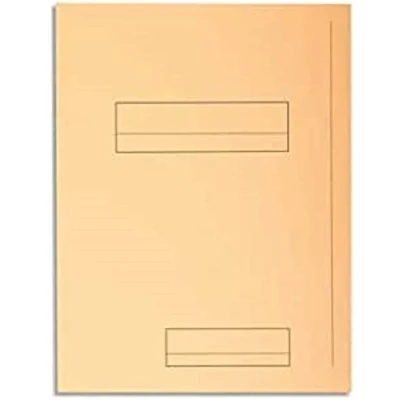 Image of Exacompta Ref 339002E Super 210 1 Flap Folders 240 x 320mm in Size, Suitable for Holding A4 Documents, 210gsm Card, Single Fold Over Buff (Pack of 50)