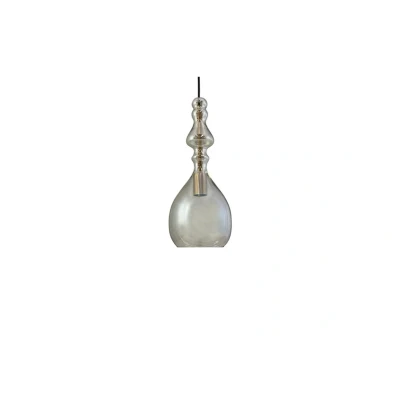Image of Dyberg Larsen Lea glass hanging light, amber