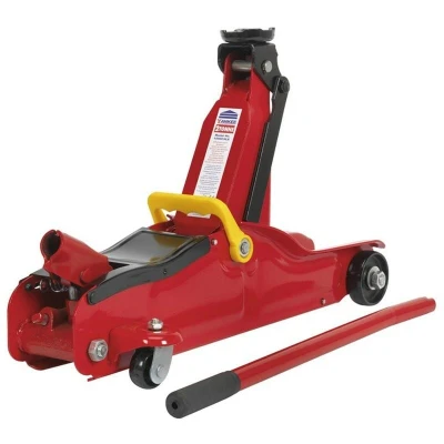 Image of 1050CXLE Trolley Jack 2tonne Low Entry 85mm to 330mm Short Chassis Sealey