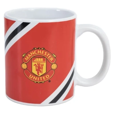 Image of FOCO Manchester United Core Stripe 11oz Boxed Mug