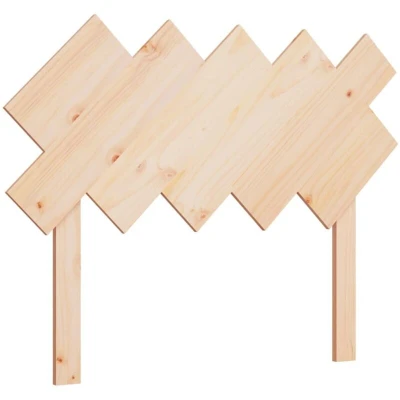 Image of vidaXL Bed Headboard 104x3x80.5 cm Solid Wood Pine
