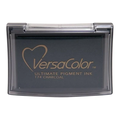 Image of Tsukineko VC174 Versacolor Pigment Ink Pad Charcoal